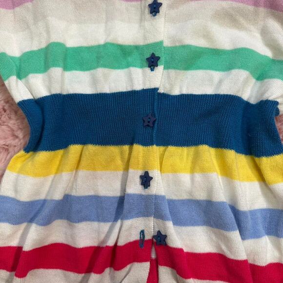 Adorable multicolored striped y2k charlotte russe button up - Picture 6 of 8